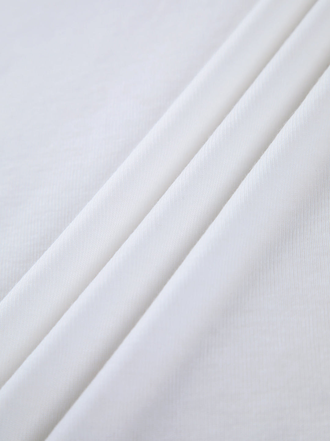 Semi-Sheer Overfold Off-Shoulder Shirt