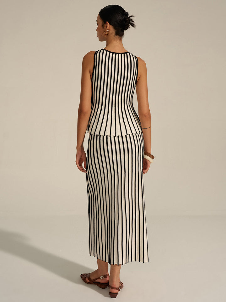 Striped Knit Co-ord Set