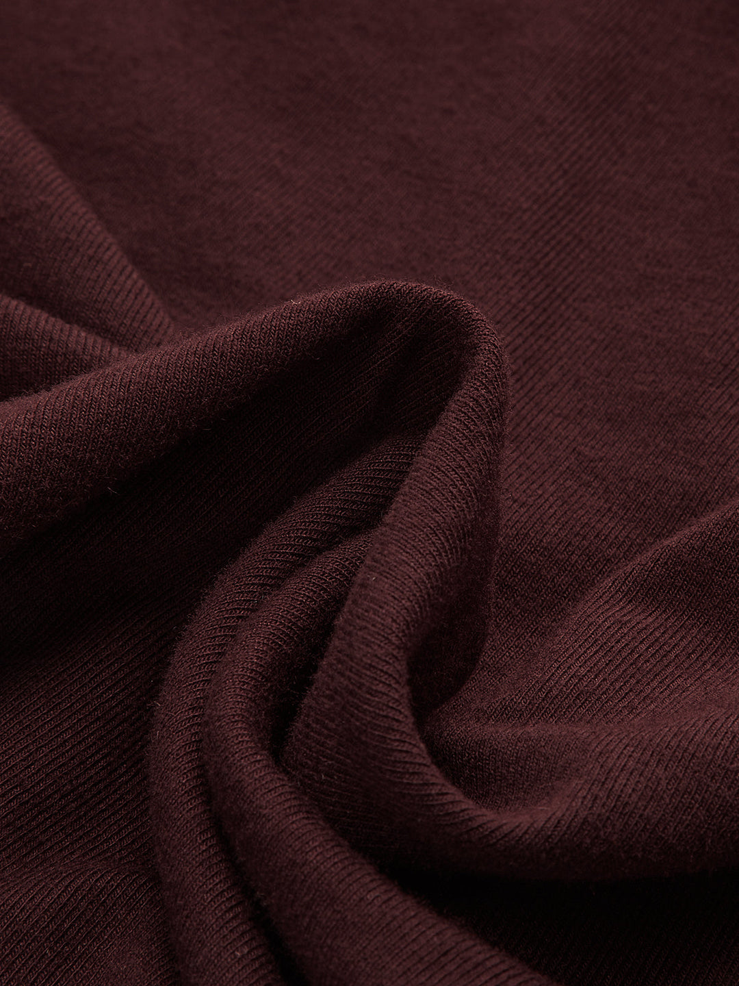 Seam Detail Mock Neck Long-Sleeve T-Shirt