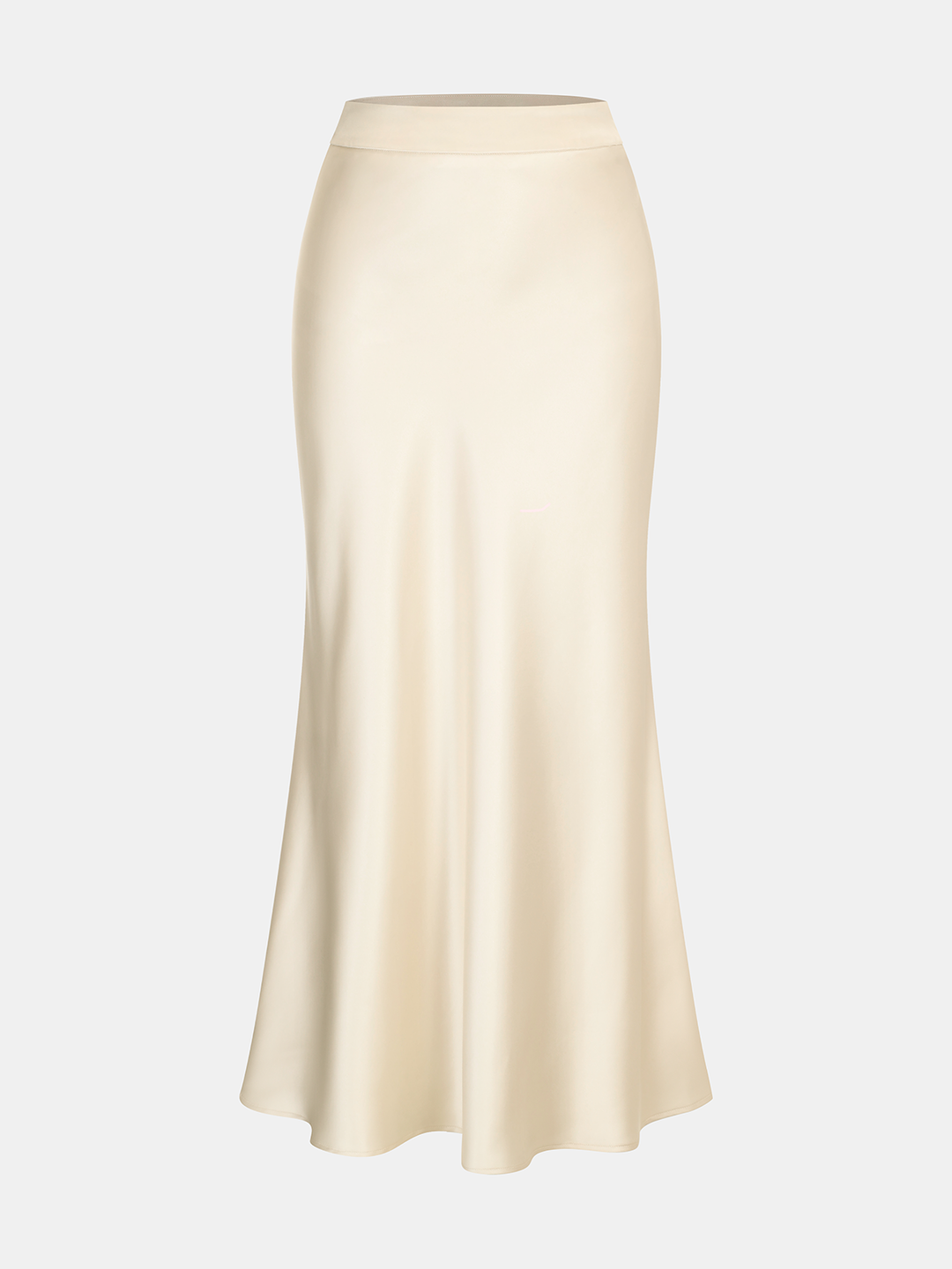 Satin Cowl Neck Top and Skirt Set