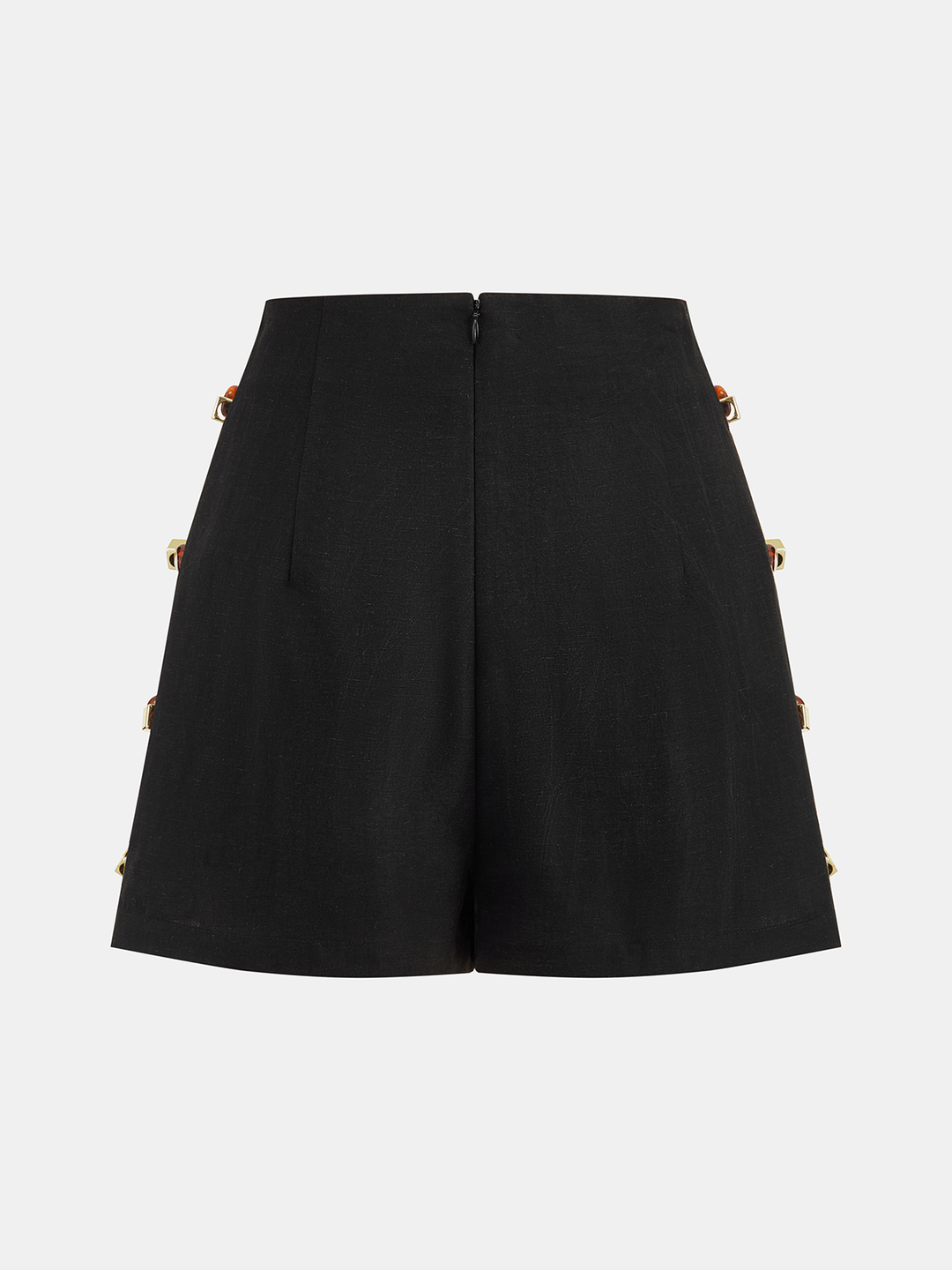 Tortoiseshell Detail Sleeveless Top & Shorts Set