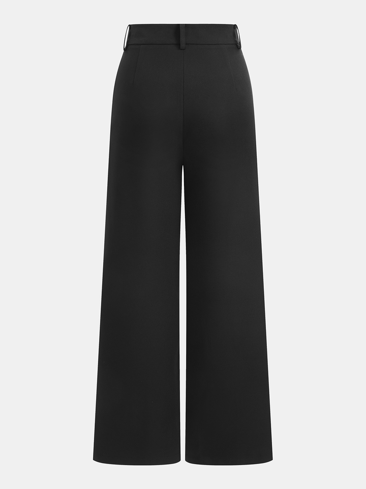 Buttoned Cami Top & Wide Leg Pants Set