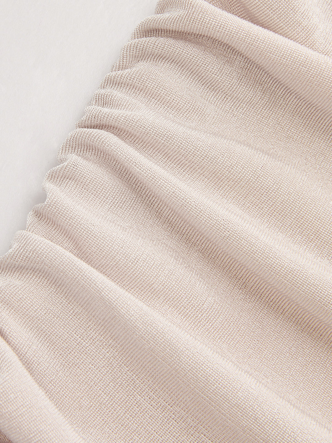 Asymmetric Neckline Ruched Tank Top