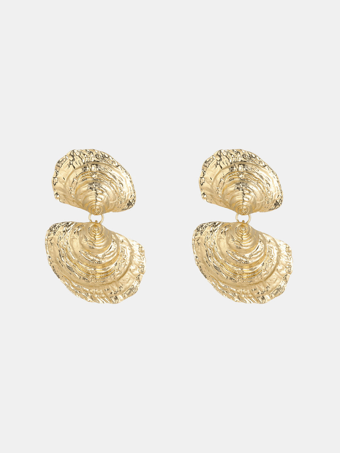 Oyster Shell Drop Earrings