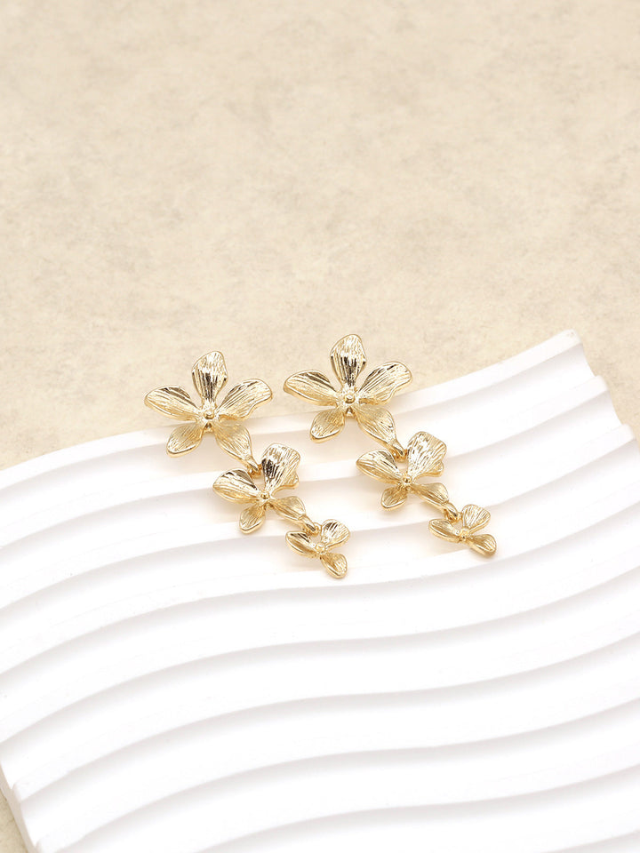 Cascading Flower Dangle Earrings