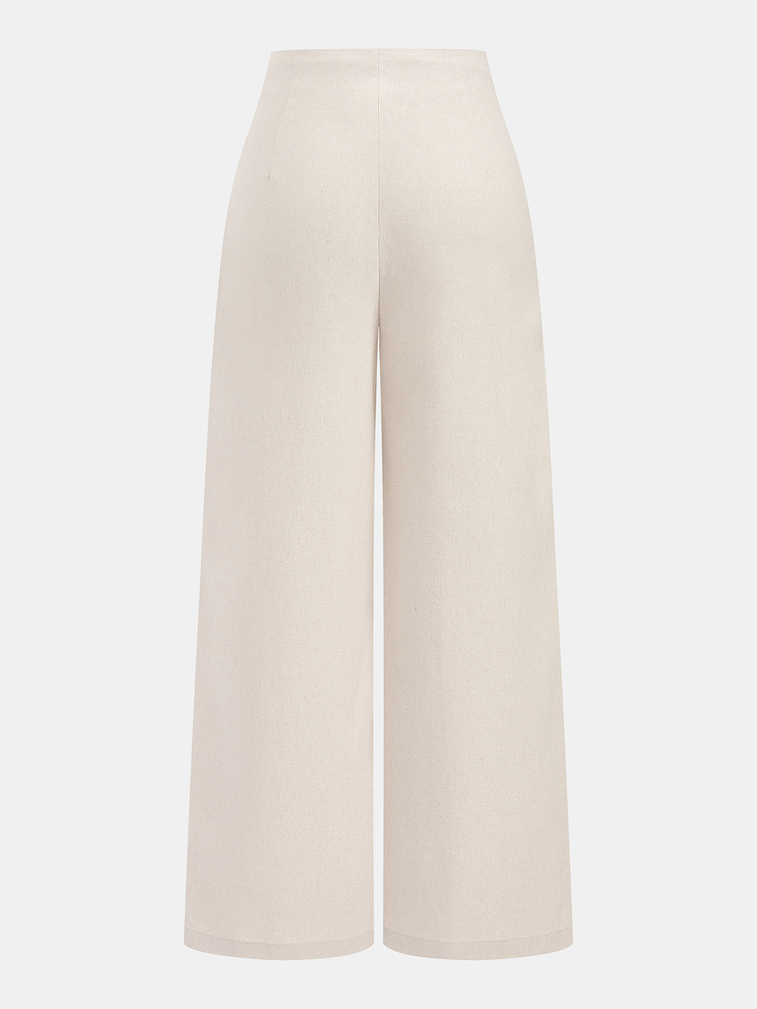 Linen Blend Halter Ruched Top & Pants Set