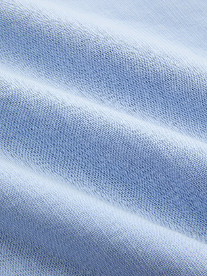 Cotton Linen Shirt & Wide Leg Pants Set