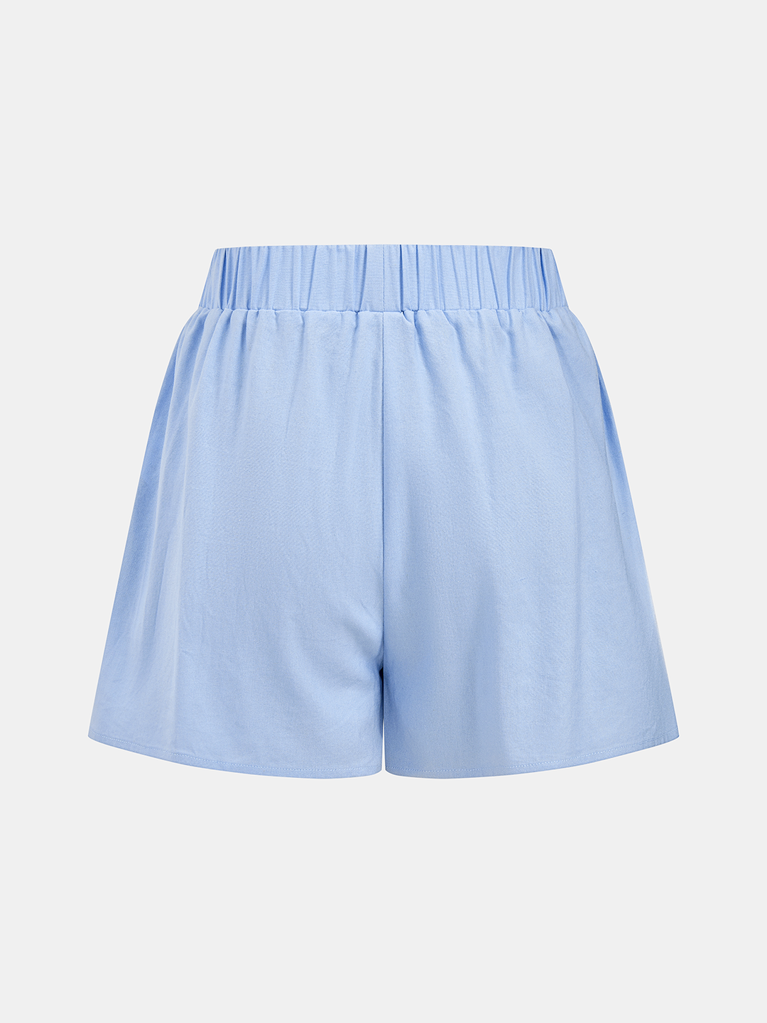 Off Shoulder Smocked Peplum Top & Shorts Set