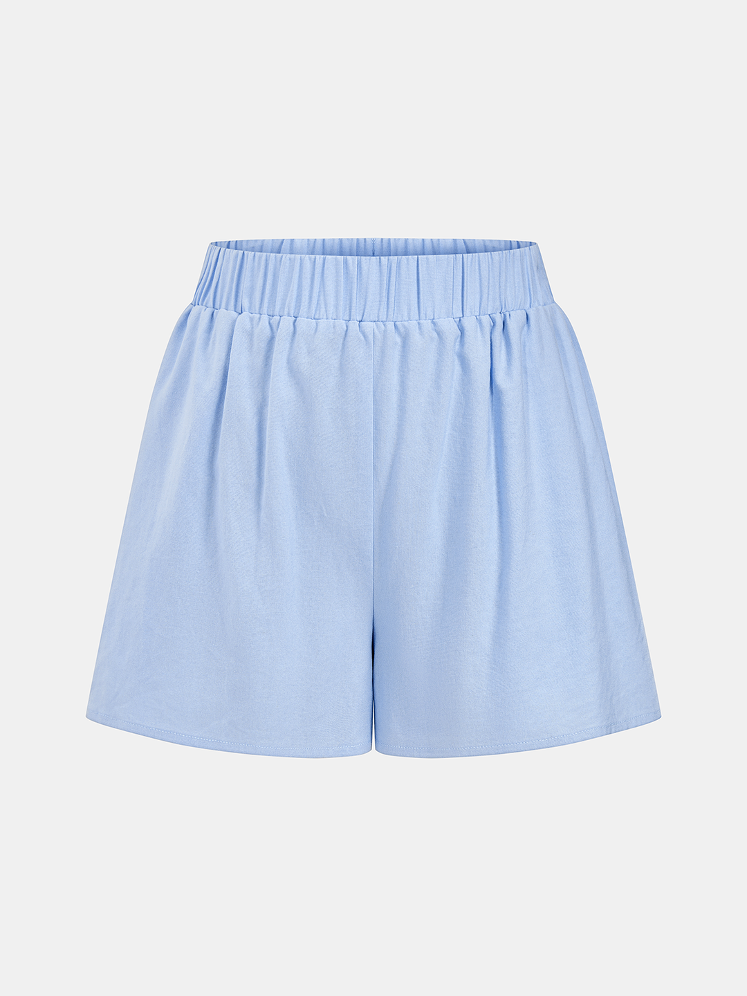 Off Shoulder Smocked Peplum Top & Shorts Set