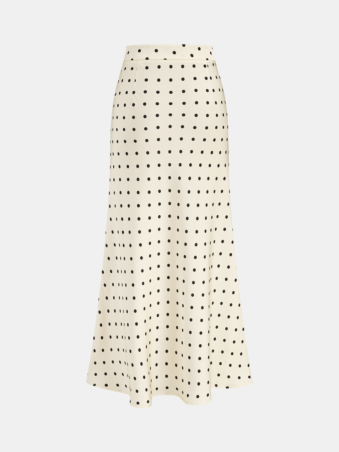 Polka Dot Cowl Neck Top & Maxi Skirt Set