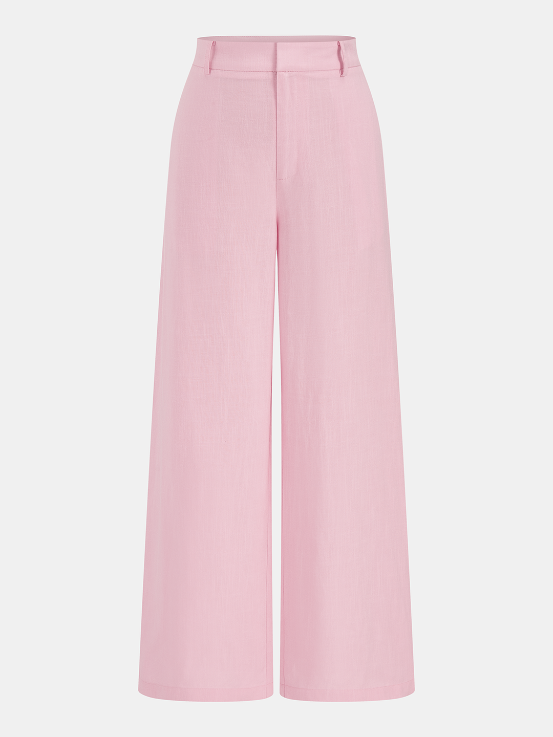 Linen-Blend Sleeveless Shirt & Pants Set