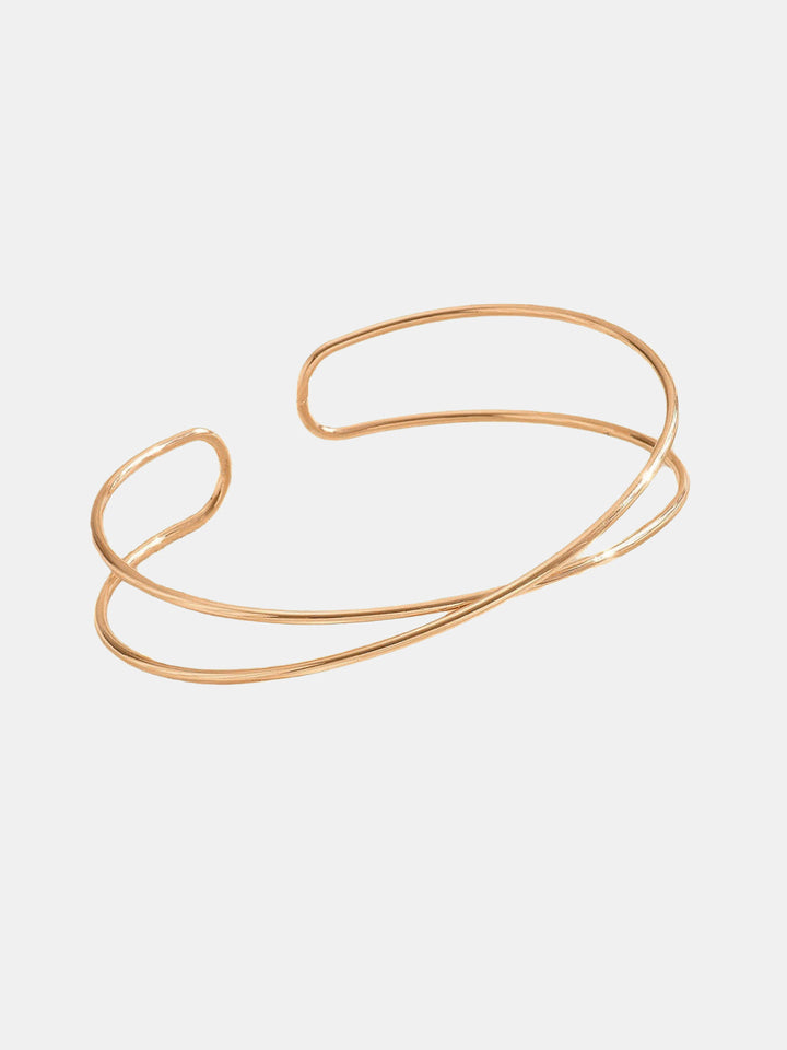 Minimalist Crisscross Upper Arm Cuff