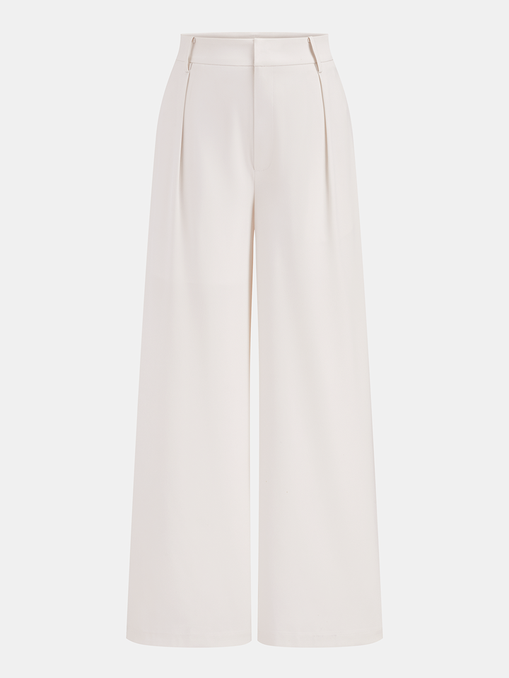 Tie Waist Sleeveless Top & Wide Leg Pants Set
