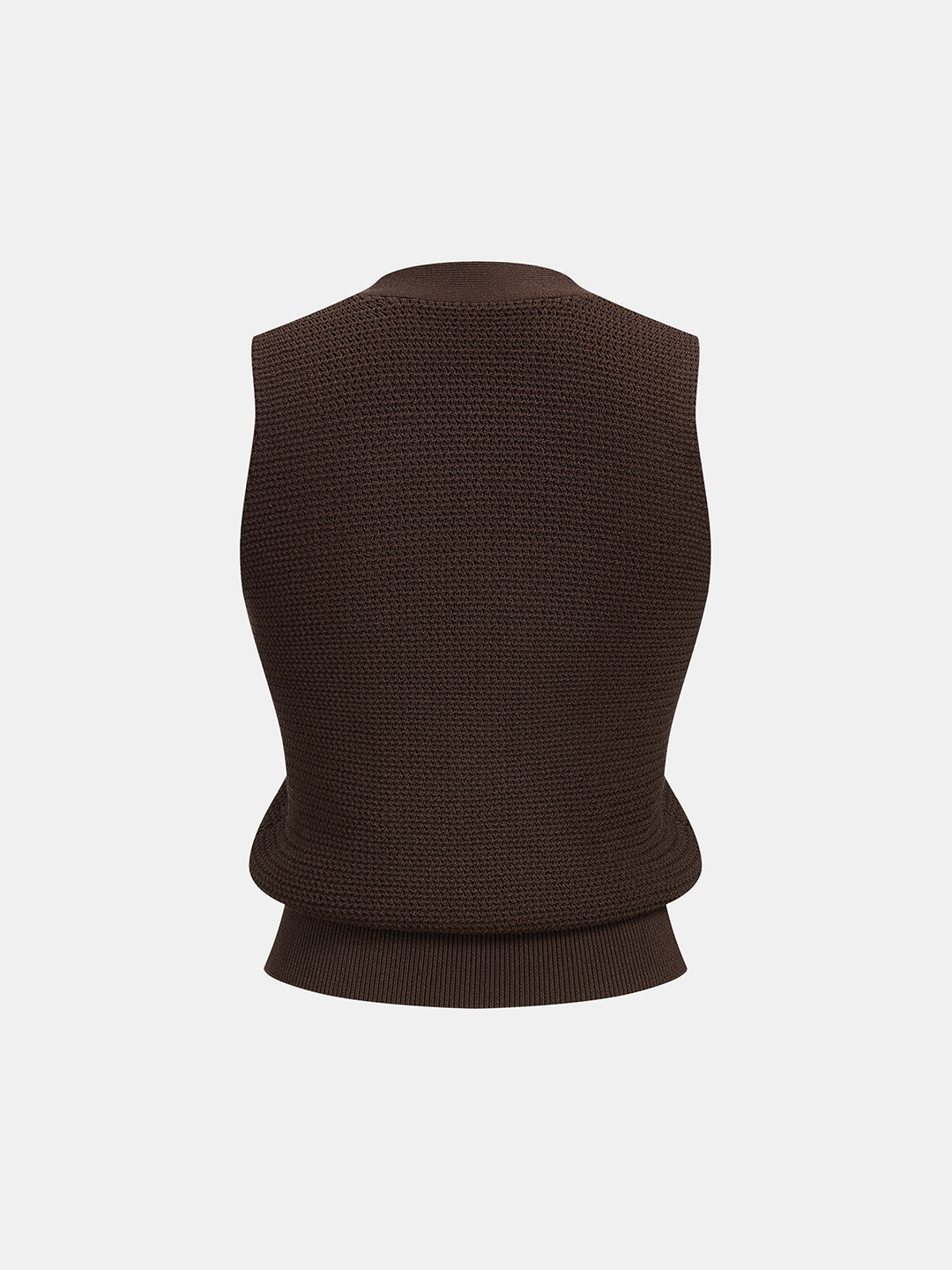 V Neck Button Down Knit Vest & Pants Set