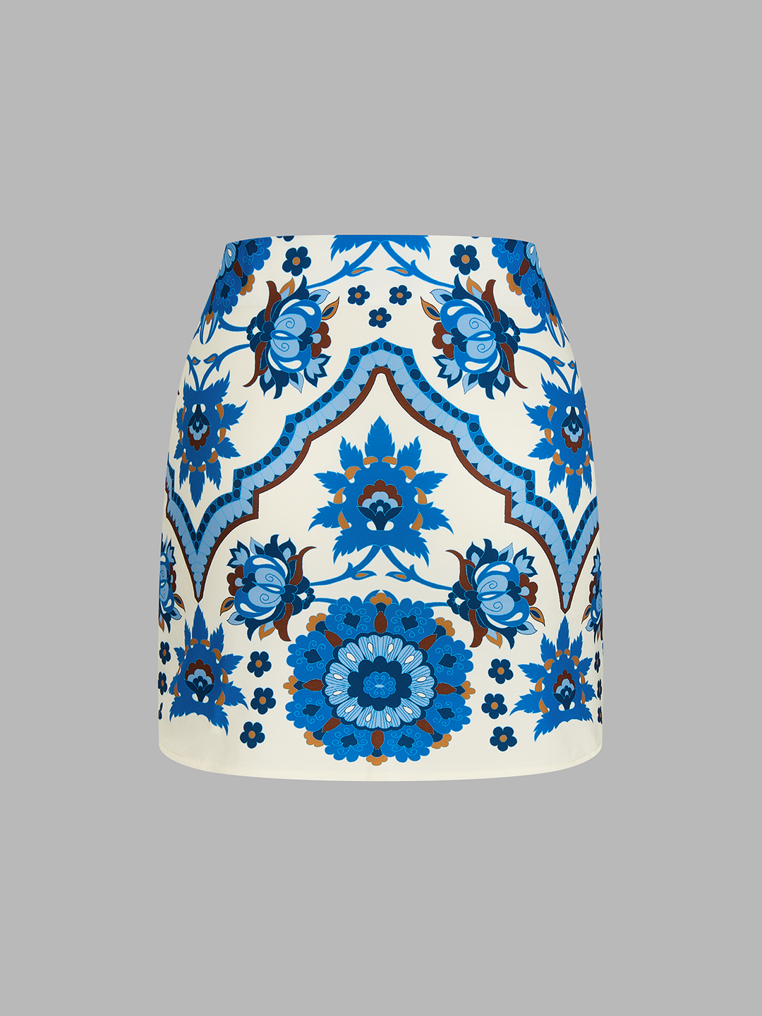 Floral Print Sleeveless Top & Mini Skirt Set