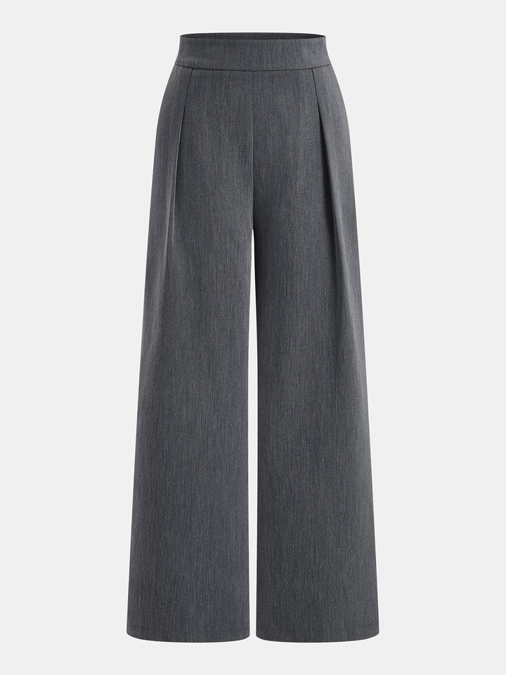 Sleeveless Asymmetric Top & Pleated Pants Set