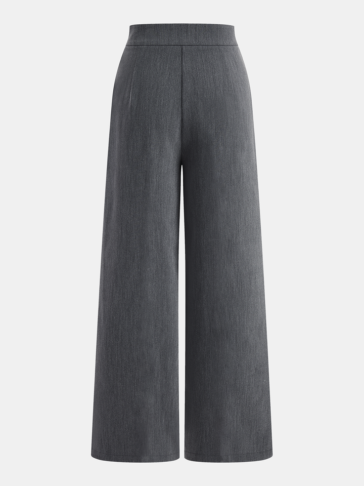 Sleeveless Asymmetric Top & Pleated Pants Set