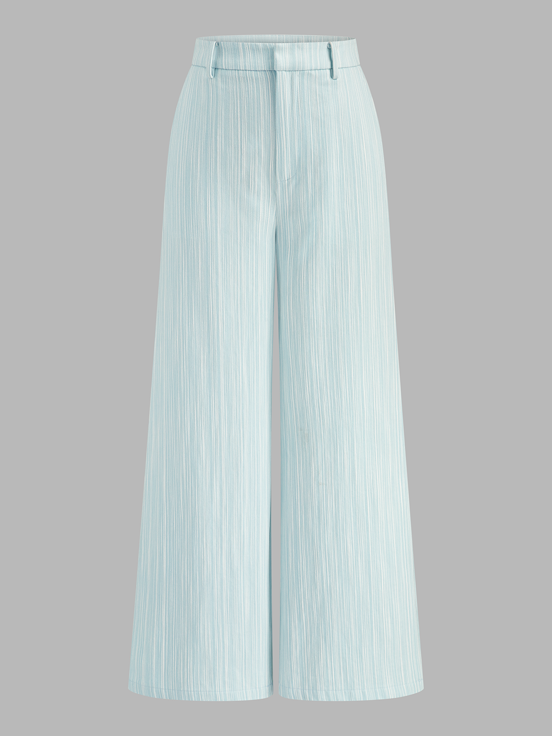 Bow-Back Top & Pinstripe Pants Set