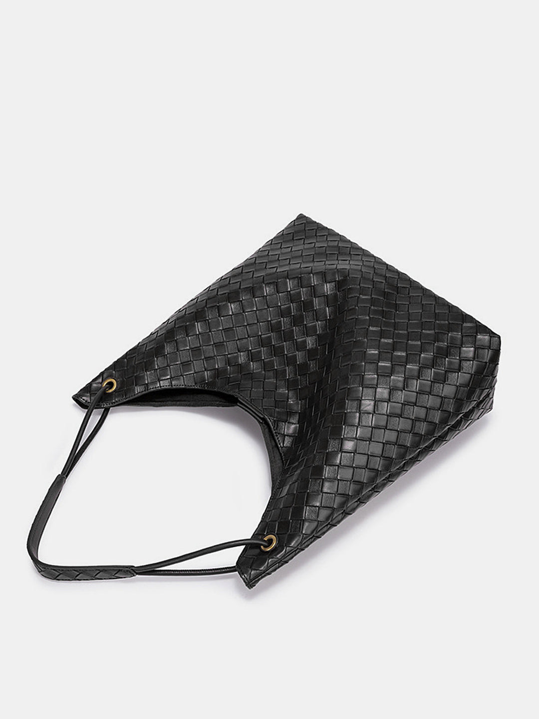 Woven Large Capacity Shoulder Tote Bag