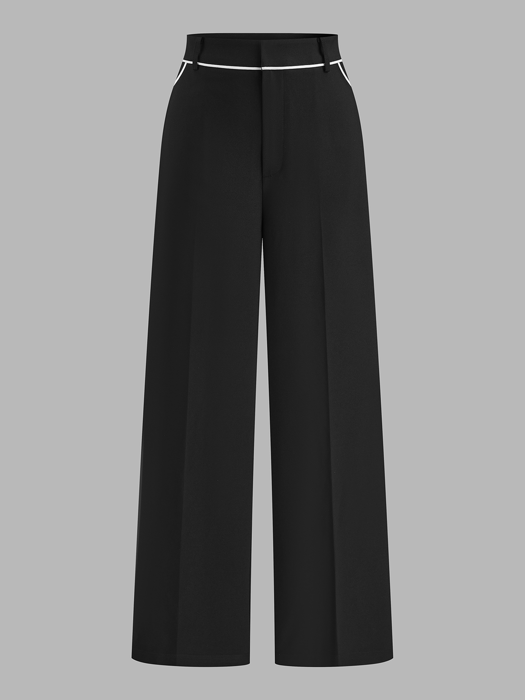 Contrast Piping Blazer Vest & Pants Set