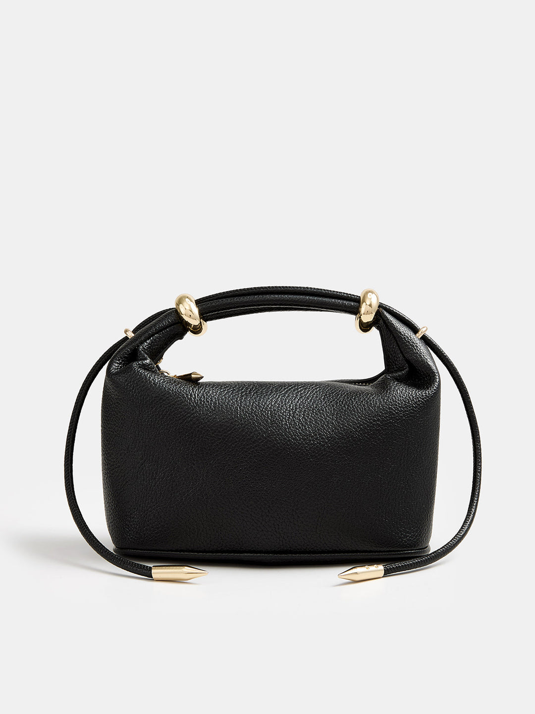 Metal Accent Mini Handbag