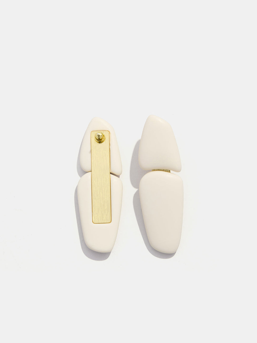 Irregular Geometric Resin Stud Earrings