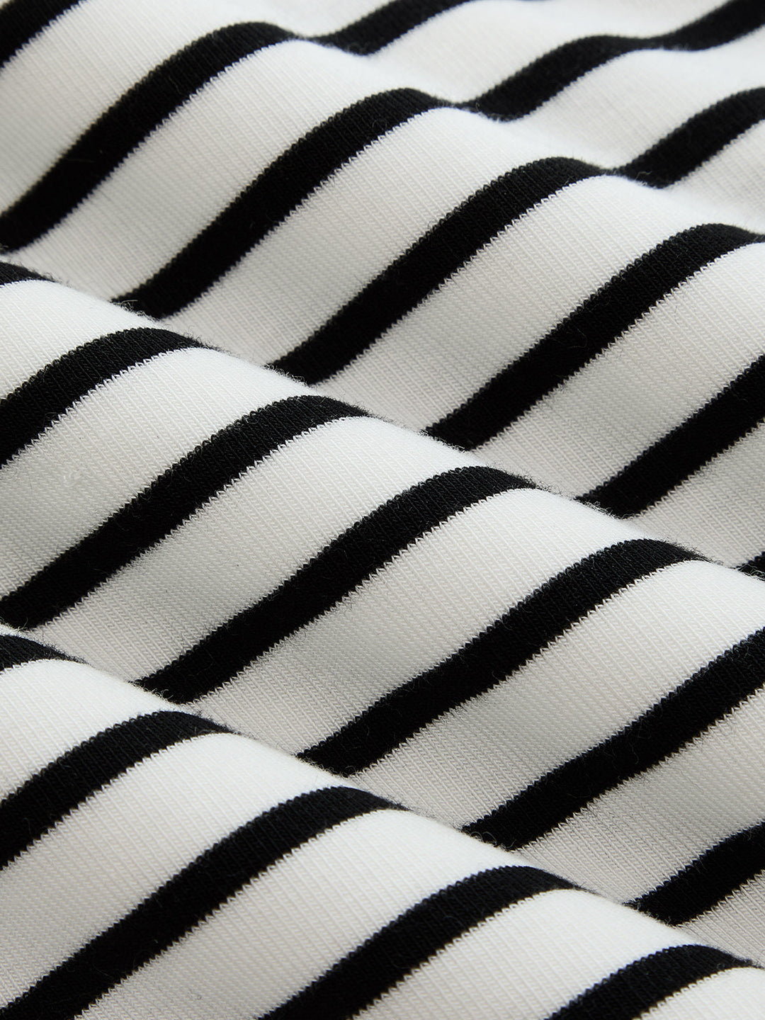Striped Tie-Front V-Neck Slim Top