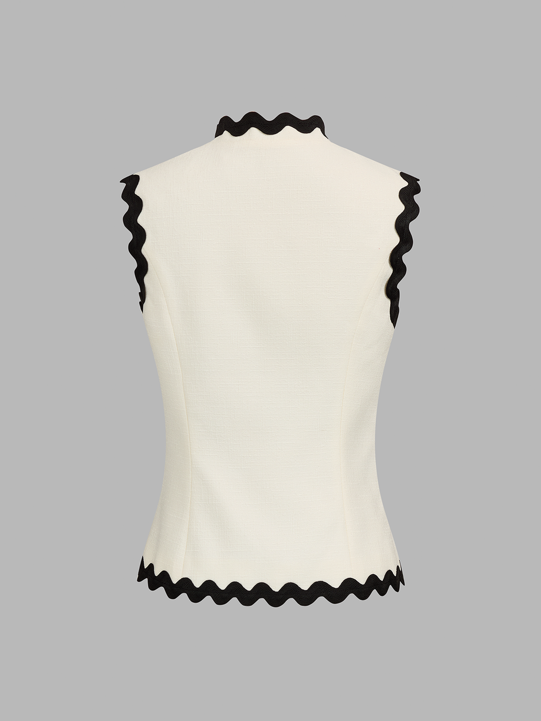 Scallop Trim Two Piece Shorts Set